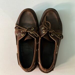 Sperry top-sider non-marking leather boat shoes